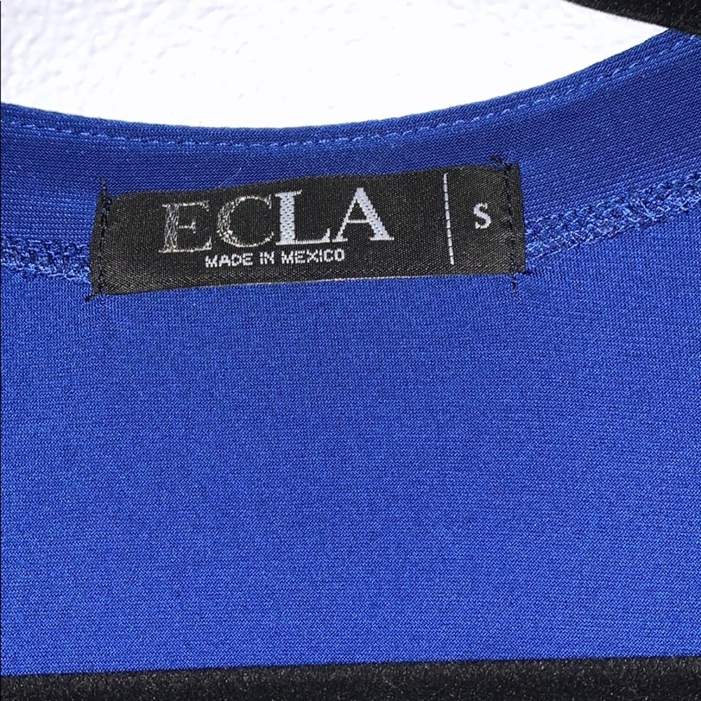 Blue Ruffle Tank - Picture 3 of 4